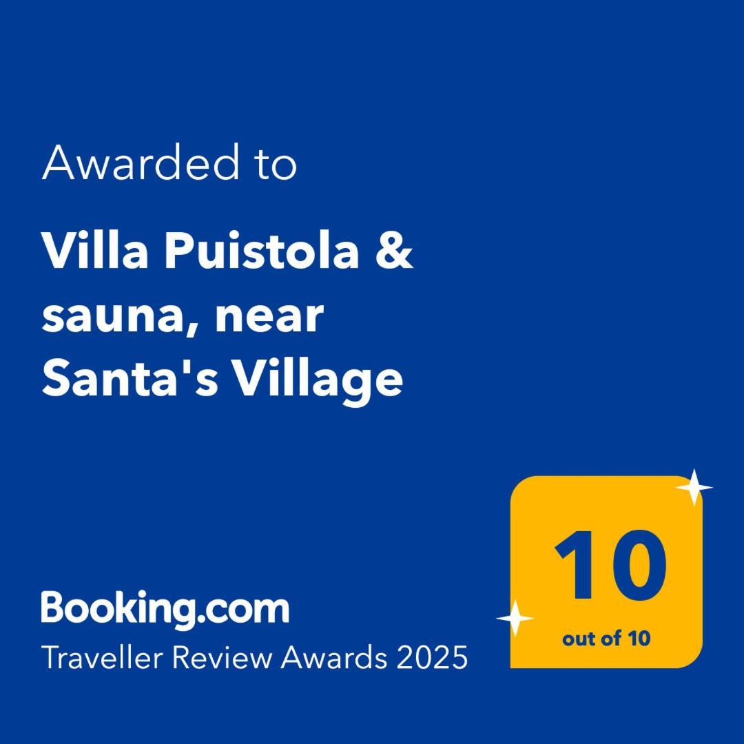 Villa Puistola & Sauna, Near Santa'S Village Rovaniemi Buitenkant foto